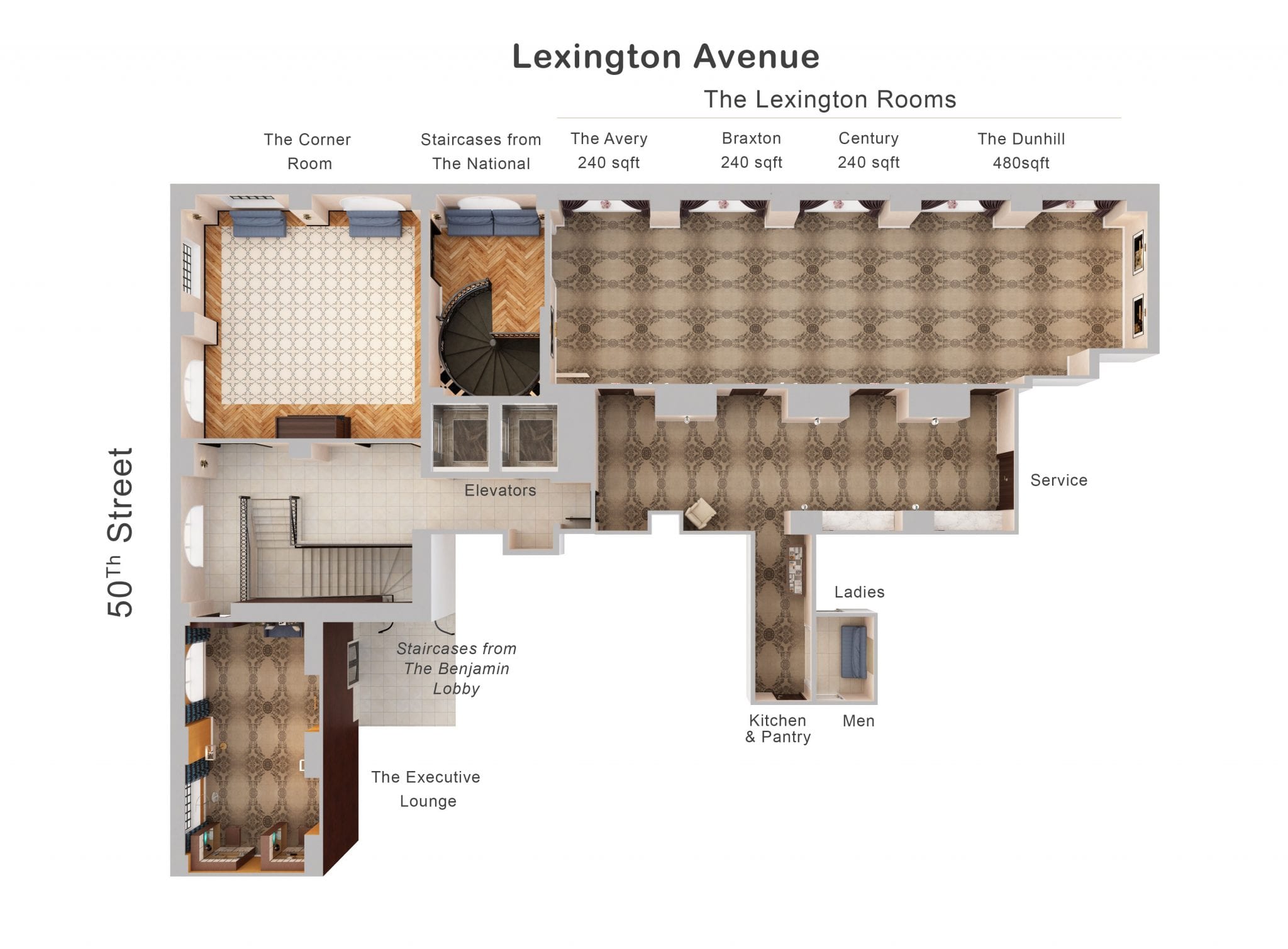 Equinox Private Dining Room Floor Plan