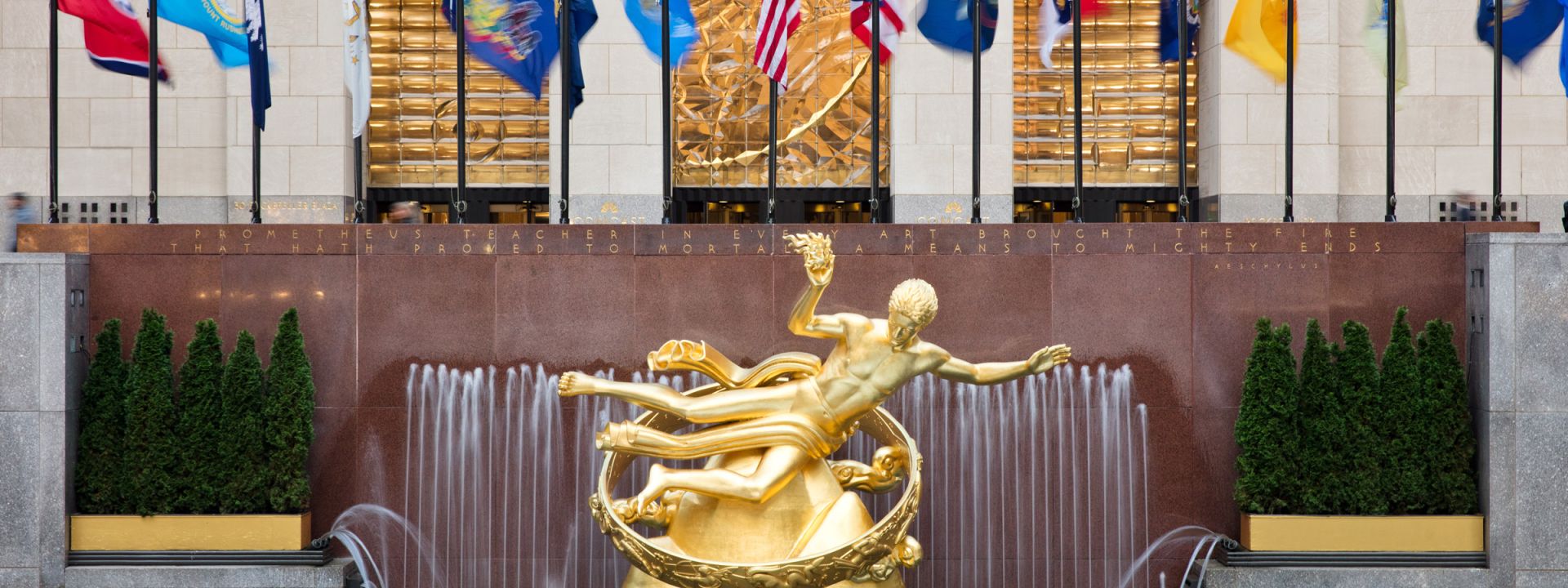 Rockefeller Center Tour - Prometheus Sculpture